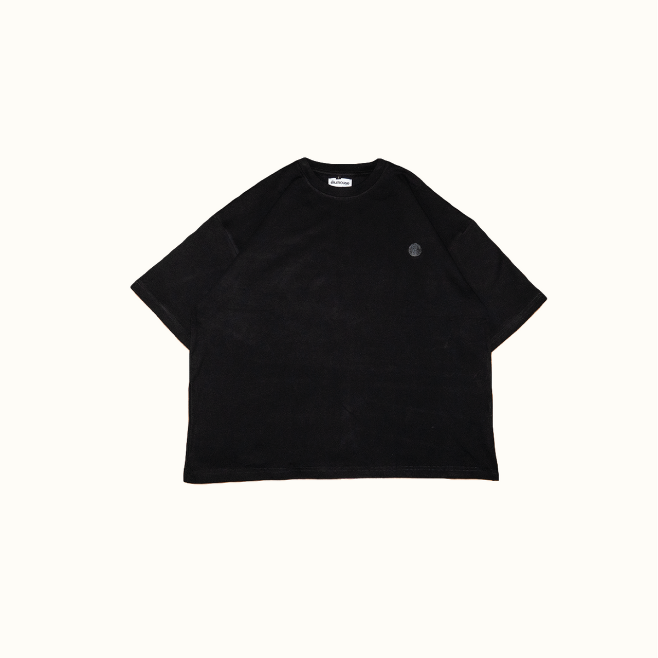 Heavyweight Drop Shoulder Tee Noir