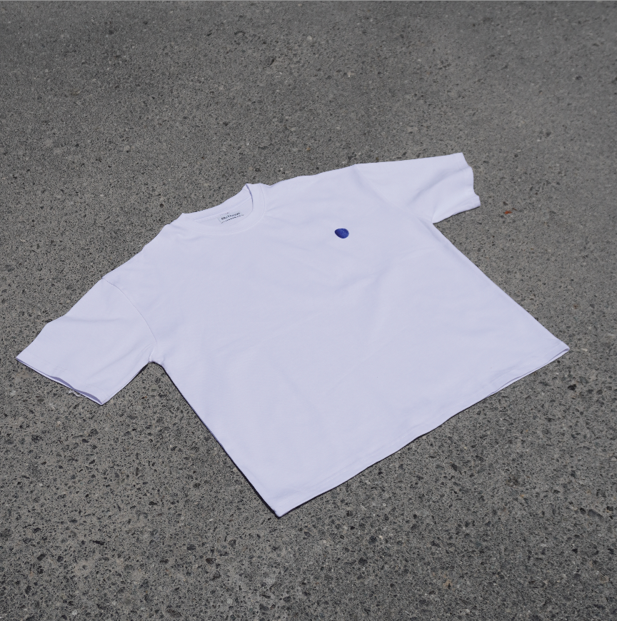 Heavyweight Drop Shoulder Tee Pure