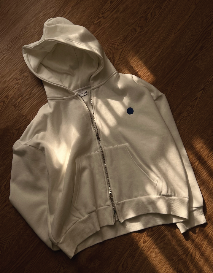 Signature Double zip hoodie Pure